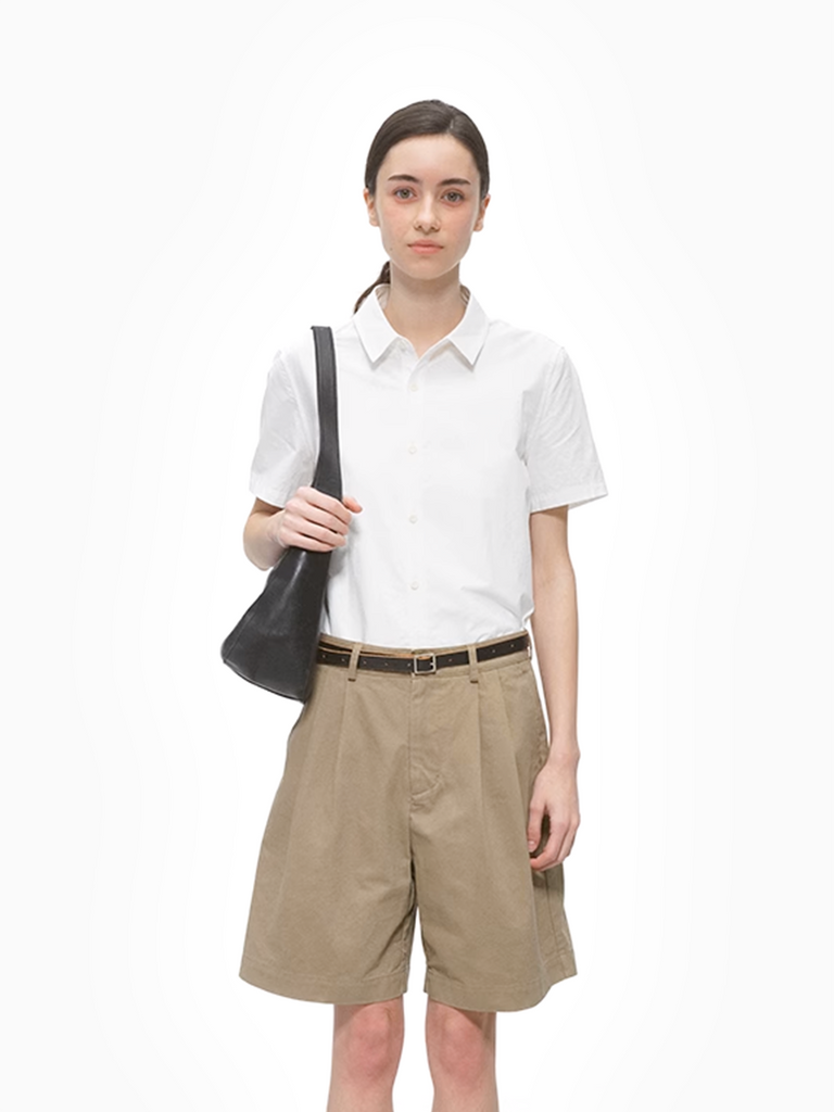 Relaxed Fit High-Waist Bermuda Shorts – Ben's Choice