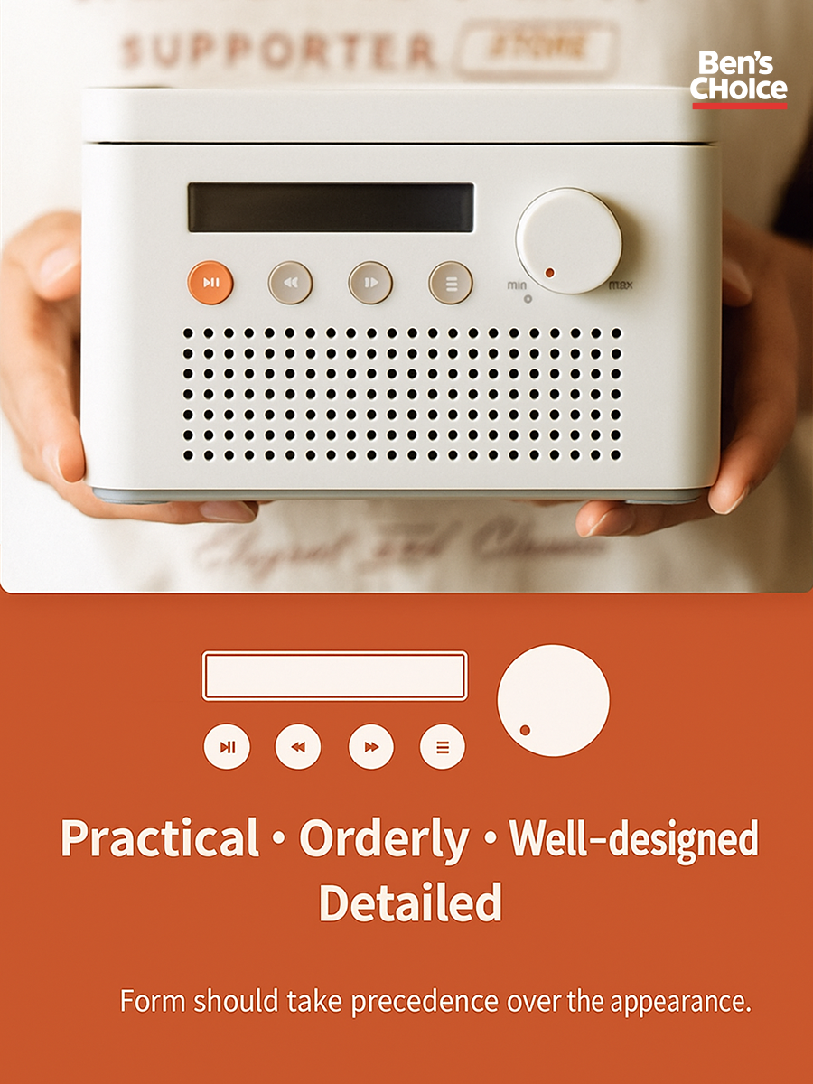 Syitren R200 Portable CD Player with Speakers | Retro 2-Way Bluetooth 5.3 Transmitter & Receiver | Rechargeable All-in-One Desktop Audio Player with 3.5mm Output